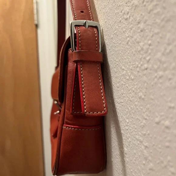 Coach Hamptons East West Buckle Shoulder Bag-Vintage Y2K-Rare Color - Picture 4 of 13